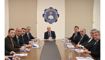 Kahramanmaraş Tekstil İhtisas Organize Sanayi Bölgesi Müteşebbis Heyet Toplantısı Vali Ömer Faruk Coşkun Başkanlığında yapıldı.